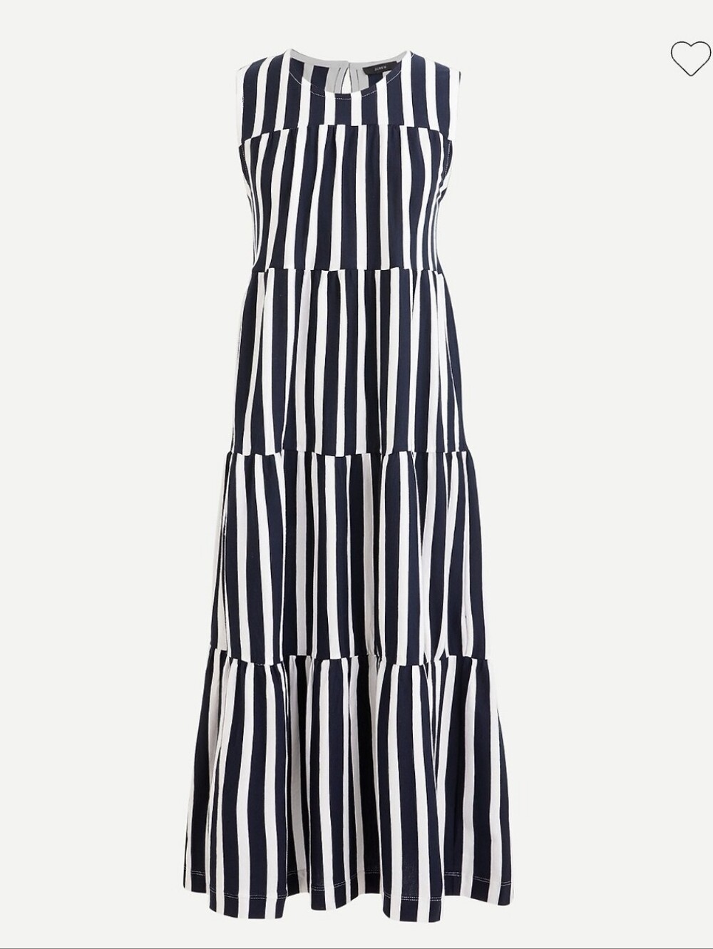 J. Crew Tiered Stripe Tank Dress